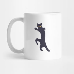 Funny Cat Meme Pixel Art Mug